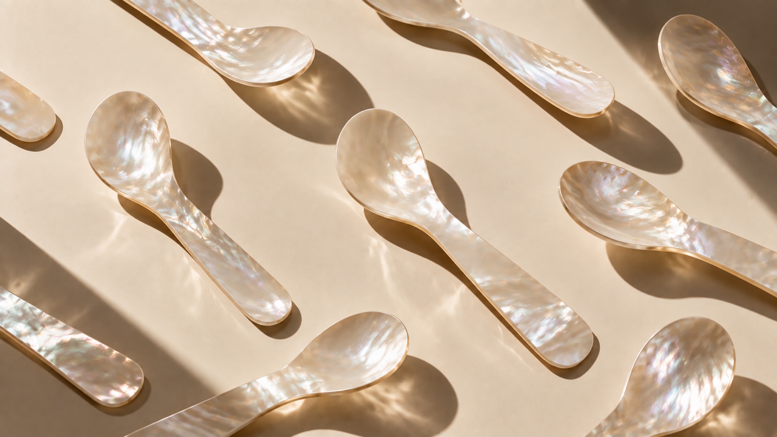 Mother-of-pearl spoons